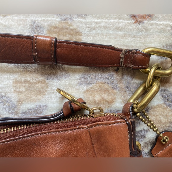 Vintage Coach Chelsea Brown Hobo Leather Bag F1173 - Picture 11 of 14